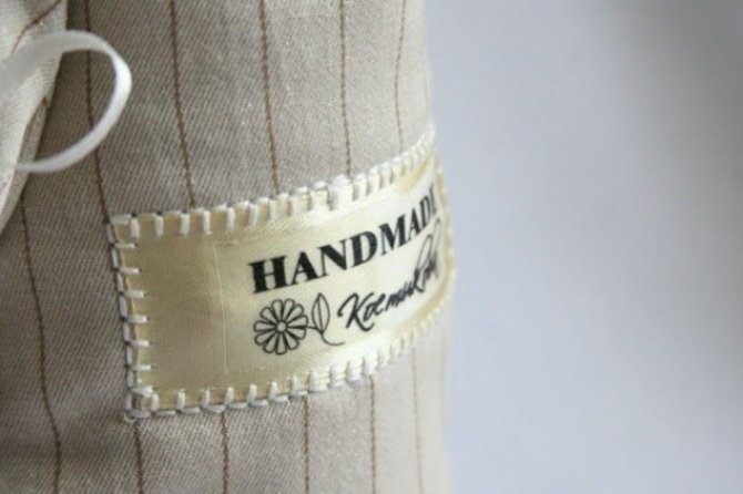 Етикетка "handmade": зроблено з любов'ю