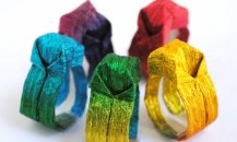 Изделия из бумаги: Оригами кольцо