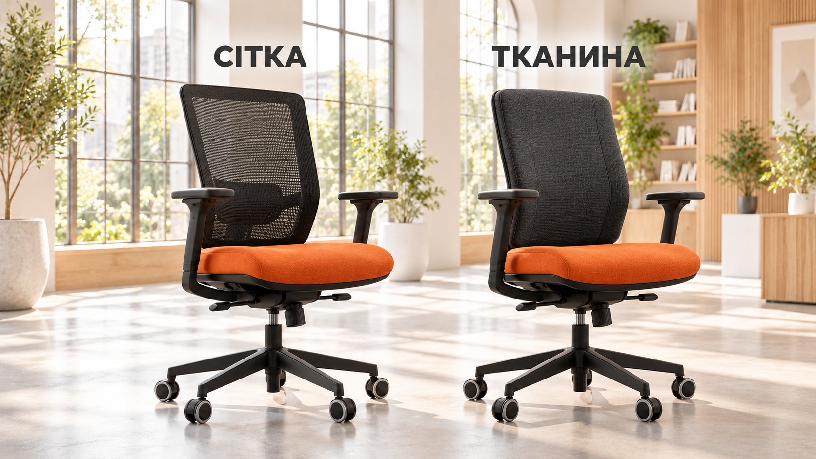 Офісні стільці для персоналу