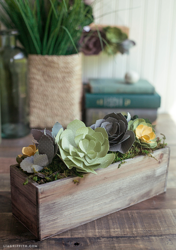 DIY_Paper_Succulent_Arrangement