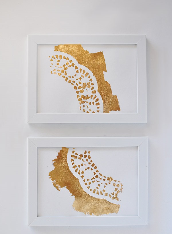 Gold-Foil-Doily-Art