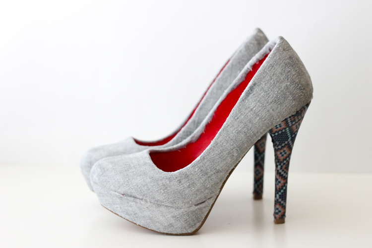 Fabric-high-heels